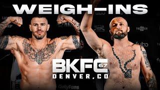 BKFC 67 CAMOZZI vs DEPEE Weigh-In | LIVE!