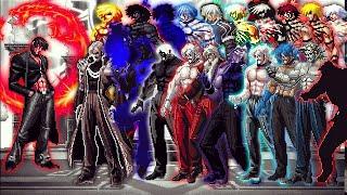 [KOF Mugen] Iori Yagami Fen Vs All Bosses Orochi, Rugal Team | 1 Vs 20