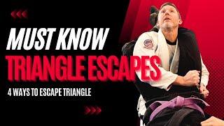 4 MUST KNOW Triangle Escapes