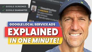 Google Local Service Ads Explained in ONE minute 