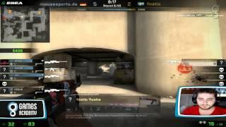 Análise de demo dust2 - mousesports.de vs fnatic [CSGO]