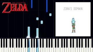 ZORA'S DOMAIN [Synthesia Tutorial] - The Legend of Zelda: Ocarina of Time - MajorLink