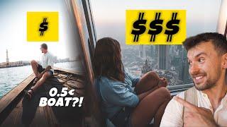 CHEAP Dubai vs. EXPENSIVE Dubai | Dubai on budget