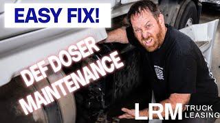 Semi-Truck Def Doser Maintenance