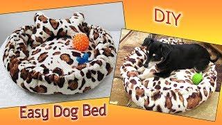 DIY Easy Dog Bed - Pet Bed From Old Plaid - Recycling Idea - Sewing Tutorial