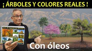  ¡CÓMO PINTAR ÁRBOLES REALES CON ÓLEOS O ACRÍLICOS! 