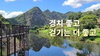  경치 좋고 걷기는 더 좋아요! 충북 영동 월류봉둘레길 8.5km 호랑이 사찰 반야사 추천 가을 단풍도 좋아요!