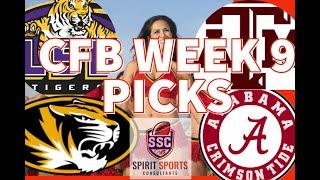 COLLEGE FOOTBALL PICKS WEEK 9