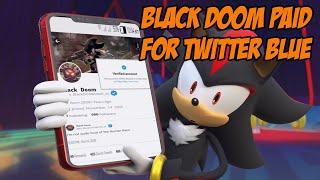 Black Doom Paid For Twitter Blue