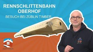 Rennschlittenbahn in Oberhof - wo der Holzbau die Kurve kriegt | dach-holz.tv