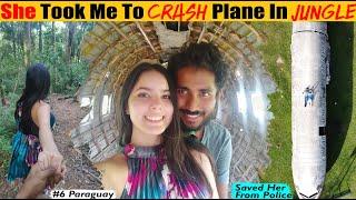 Date on a Crash Plane Site In The Middle of Jungle From Asuncion Paraguay. Indian In Paraguay.