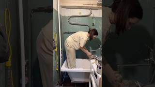 Ремонт в ванной комнате своими руками. Шок