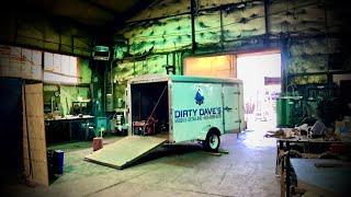 Inside Dirty Dave’s Mobile Detailing Trailer Video #2 Disassembly and Fabrication