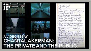 Video Essay: "Chantal Akerman: The Private and The Public" | FILMADRID & MUBI: The Video Essay