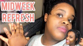 Healthy Natural Hair Routine| How I REFRESH my NATURAL HAIR MID-week