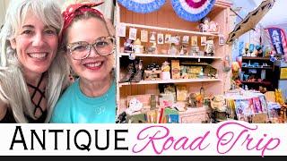 ANTIQUE ROAD TRIP PART 3 / SHOP WITH ME & YOUTUBE RESELLER MEET UP