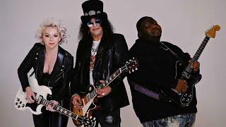 Slash w/Samantha Fish & Christone "Kingfish" Ingram | Behind-The-Scenes Guitar World Photoshoot