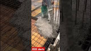 Roof concrete pouring; what’s missing? Do you think it’s okay? #innovation #construction #subscribe