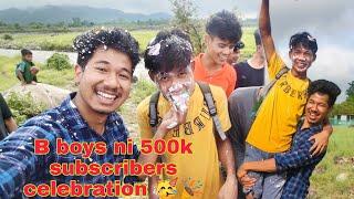 B boys 500k subscribers celebration at Grass land // Suddenly meet //Gwrbw khungur