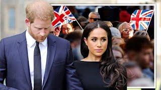 Harry and Meghan REGRET coming to UK for Queen's funeral! NOT WANTED by Britons anymore