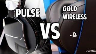 Comparison: Gold Wireless Headset vs Pulse Elite Edition Headset PS3/PS4