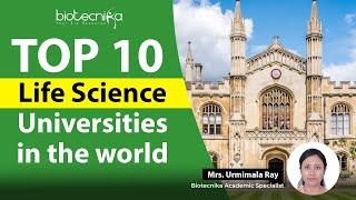 Top 10 Life Science Universities In The World