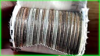 UNBELIEVABLE!!! COIN ROLL HUNTING HALF DOLLARS!!!