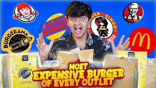 Trying Most Expensive Burgers of Every Brand