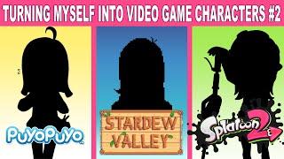 Turning Myself into Video Game Characters! #2 | Puyo Puyo, Stardew Valley, Splatoon 2!