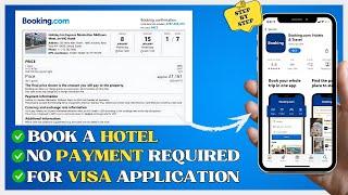 How to Book a Hotel for Visa application without Prepayment Needed! Travel Tips & Mistakes to Avoid"