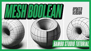 Bambu Studio Guide: Perfecting Mesh Boolean Techniques For 3D Prints