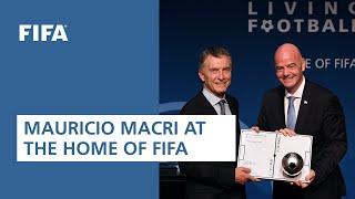 Mauricio Macri at the Home of FIFA