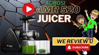 AOBOSI AMR 520 JUICER SLOW MASTICATING JUICER | THE BEST JUICER OF 2024 #juicerblender #bestgadgets