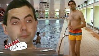 Mr Bean Goes to Swim School! | Mr Bean Funny Clips | Classic Mr Bean