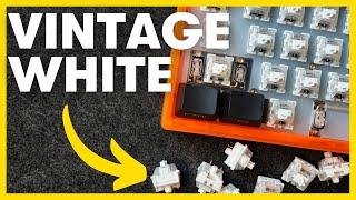 Akko VINTAGE WHITE Sound Test & Review // best stock switches ever?