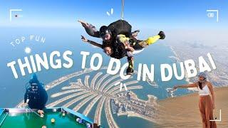 10 Best Fun Things to do in Dubai with Prices 2023 | Dubai Travel Vlog