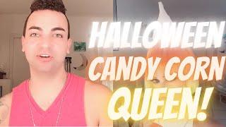 Halloween Candy Corn Queen Make Up moment!