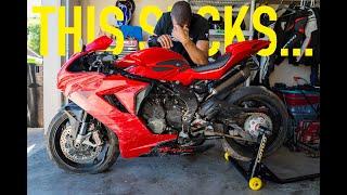 END OF THE ROAD | MV Agusta F3 CRASH UPDATE