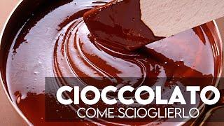 Come sciogliere il cioccolato in 3 modi: a bagnomaria, nel forno tradizionale e al microonde