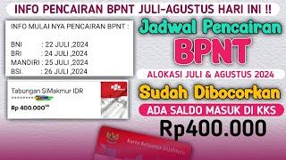 HEBOH!! BOCORAN JADWAL CAIR BPNT JULI & AGUSTUS SUDAH TERSEBAR, ADA SALDO MASUK Rp400.000