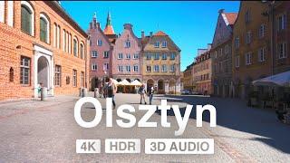 Olsztyn, Poland  City of thousand lakes   4K Ultra HDR  3D Binaural Sound