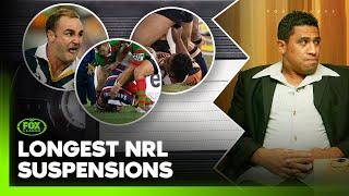 Looking back on the longest suspensions served during the NRL era | From the Archives | Fox League