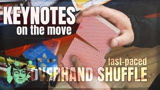 OVERHAND SHUFFLE KEYNOTES fast-paced TUTORiAL card magic trick