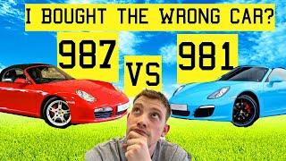 Porsche Boxster Comparison 987 vs 981 (Did I Buy the Right Car)?!