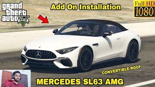 GTA 5 : HOW TO INSTALL MERCEDES SL63 AMG CAR MOD