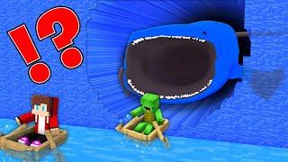 Mikey & JJ VS Scary BLOOP MONSTER Survival Battle in Minecraft (Maizen)