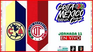 América vs Toluca | Jornada 11  Liga MX Clausura 2022 | PES 2021 | Gameplay | Simulacion