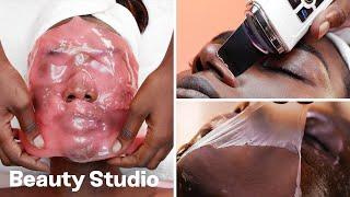 Top 3 Satisfying Facials! Dermaplaning, Cryotherapy and Plaster | Beauty Studio