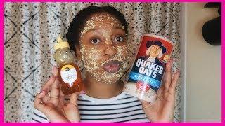 DIY: HONEY & OATMEAL FACE MASK!! | Jamequa Stephens