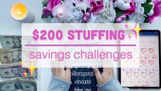 Savings Challenge Stuffing | $200 Stuffing | Budgets With Bess